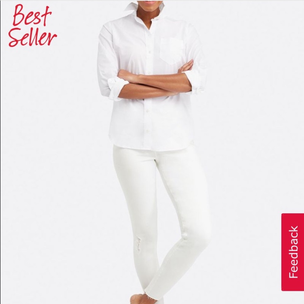 SPANX Distressed Skinny Jean